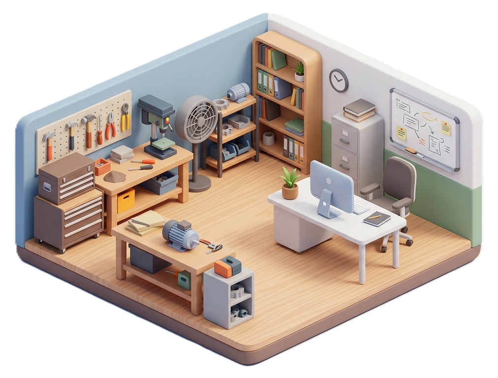 Isometric Lean Workspace & Software Automation